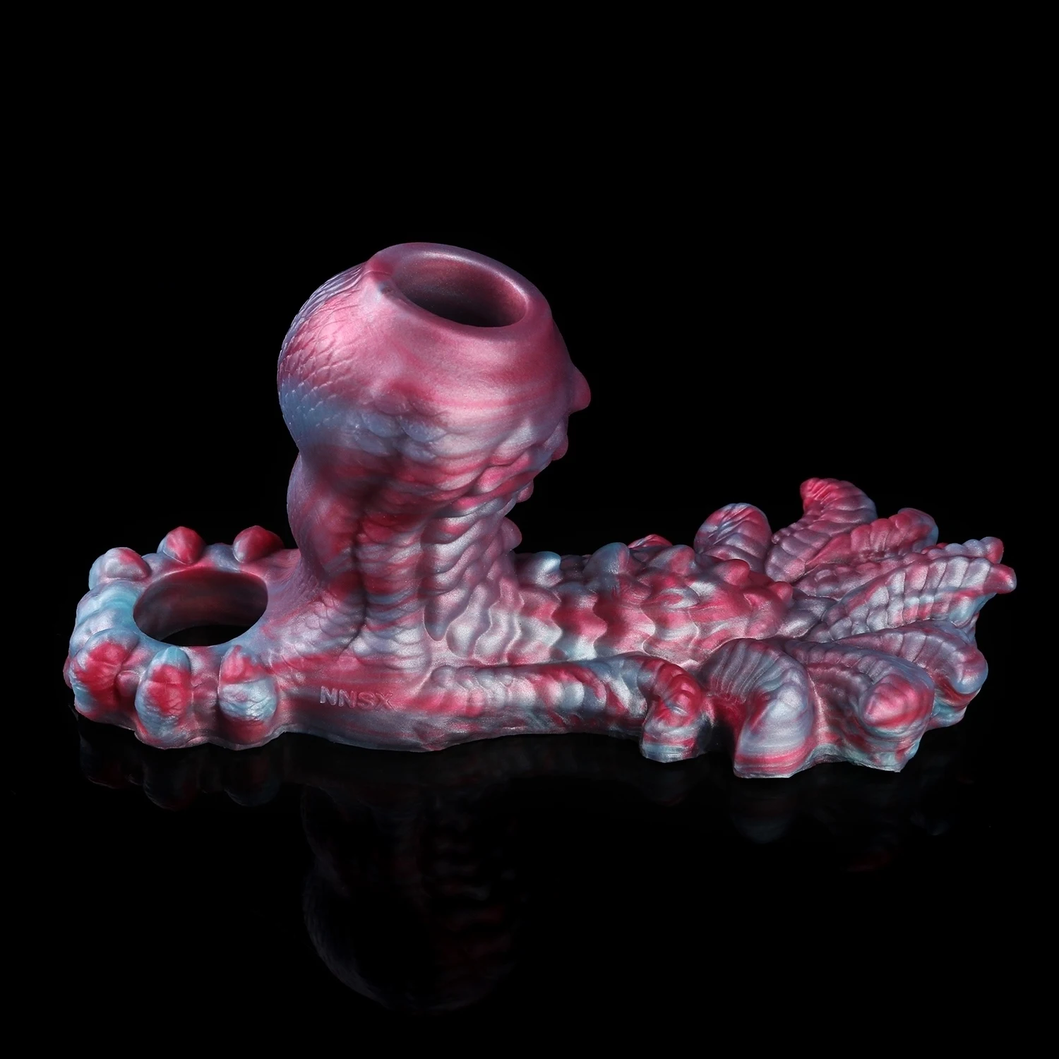 NNSX Realistic Dog Knot Cock Sleeve Silicone Dildo Sheath Elastic Cock Ring for Delay Ejaculation Penis Girth Enhancer Sex Toys view 6