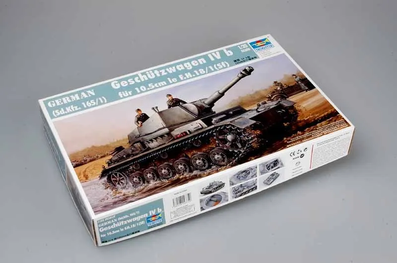 

Trumpeter 1/35 Geschützwagen IV b 10.5cm Self-propelled Tank Kit 00374 TOUCAN Gifts for Collecting TH06759-SMT8