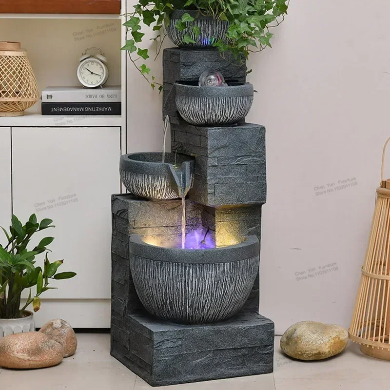 Fountain Rockery Indoor Fountains Rich Meaning Of Home Decoration Home Decor Water Indoor Fountains Simple Fuente Interior