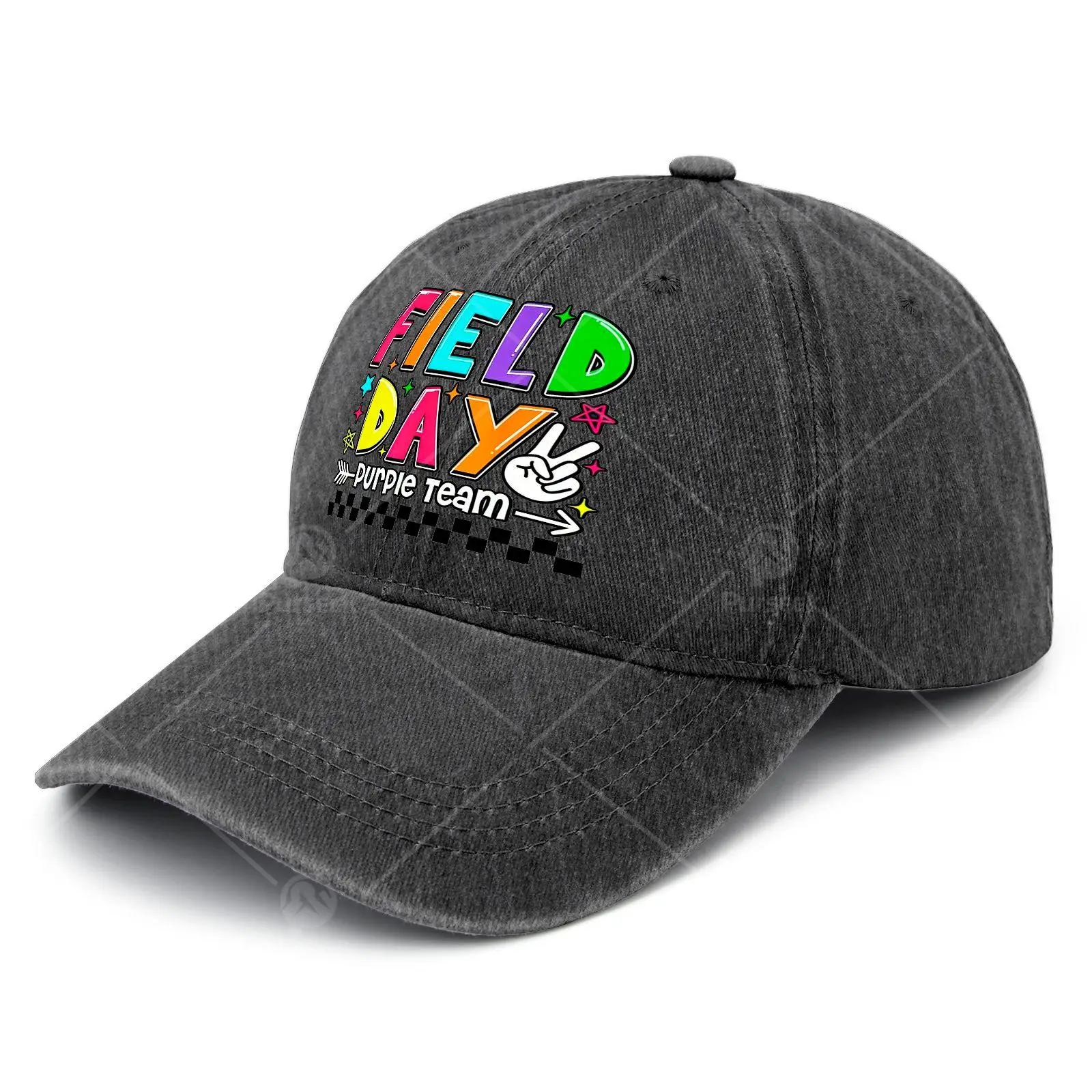 Unisex Classic Baseball Hats for The Purple Team at The Color Game Competition Fields Day