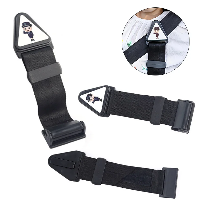1/3/5pcs Adjuster Children Kid Car Safety Belt Universal Car Baby Safety Seat Strap Belt Buckle Seat Belt Correction Tape