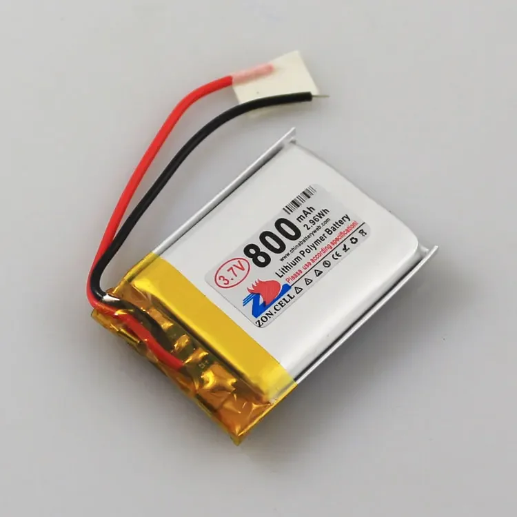 NewIn 800mAh 602535 652535 3.7V Lithium Polymer Battery, Bluetooth Wireless Speaker Learning Machine Rechargeable Li-ion CellA G