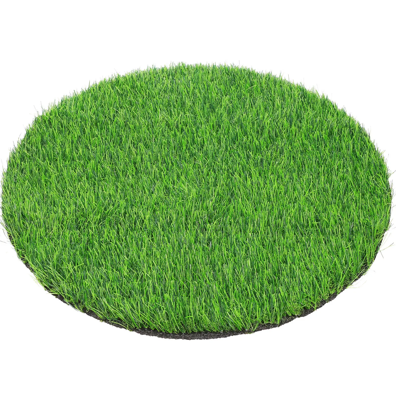 

Artificial Mat Green Round Fake Grass Turf Placemat For Table Decor Outdoor Patio Dining Buffet Simulation Grass Rug Home