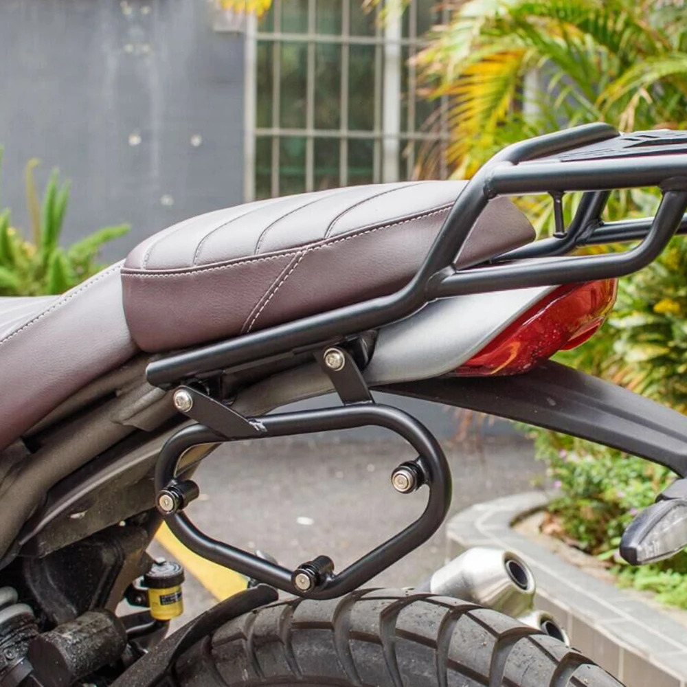 Side Trunk Bag Holder Saddle Bag Support Bracket For Triumph Scrambler 400 X Speed 400 2024 2025 Scrambler 400X Speed400