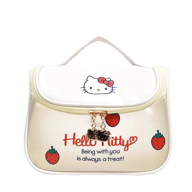 Hello Kitty nuovo sacchetto cosmetico opaco di moda di grande capacità impermeabile borsa carina portatile wash hook wash sacchetto di stoccaggio