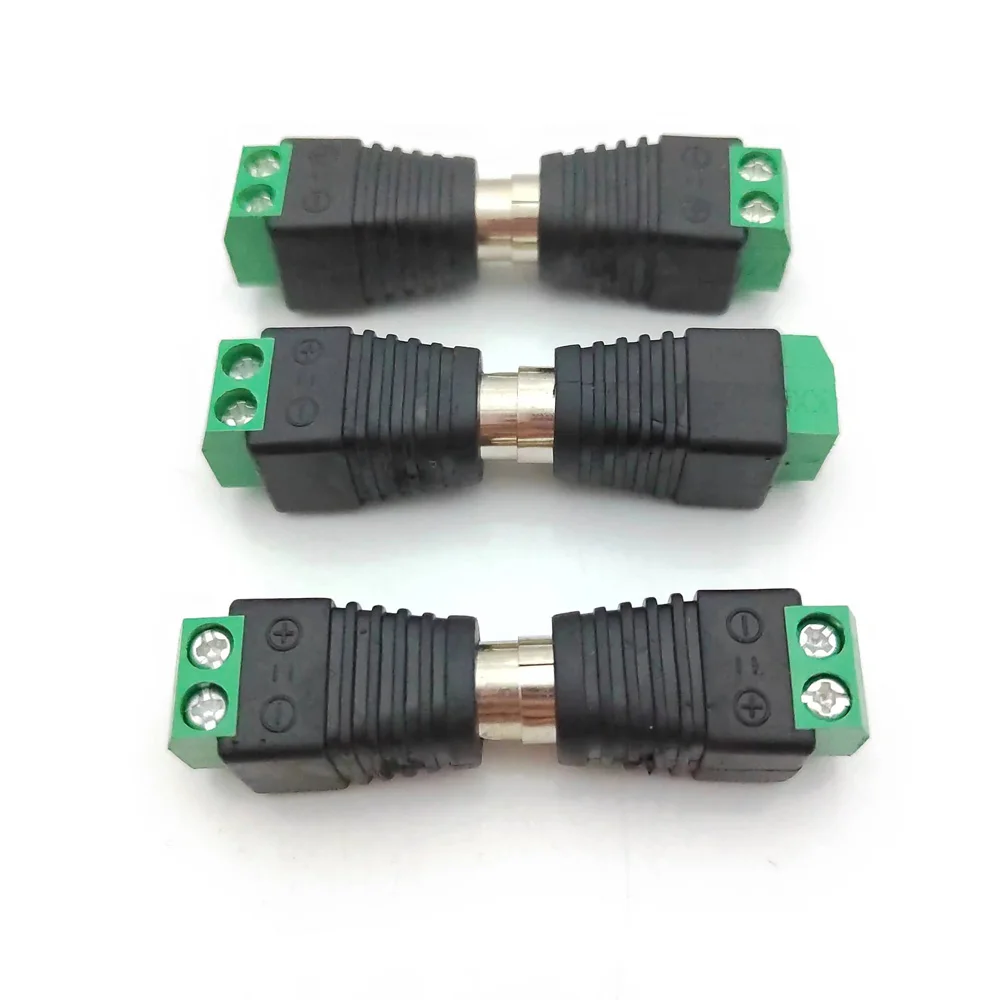 3 Stuks Rca Male Plug & Rca Vrouwelijke Jack Terminal Block Adapter Rca Av Terminal Audio Video Cctv Camera Speaker draad Kabel Connector