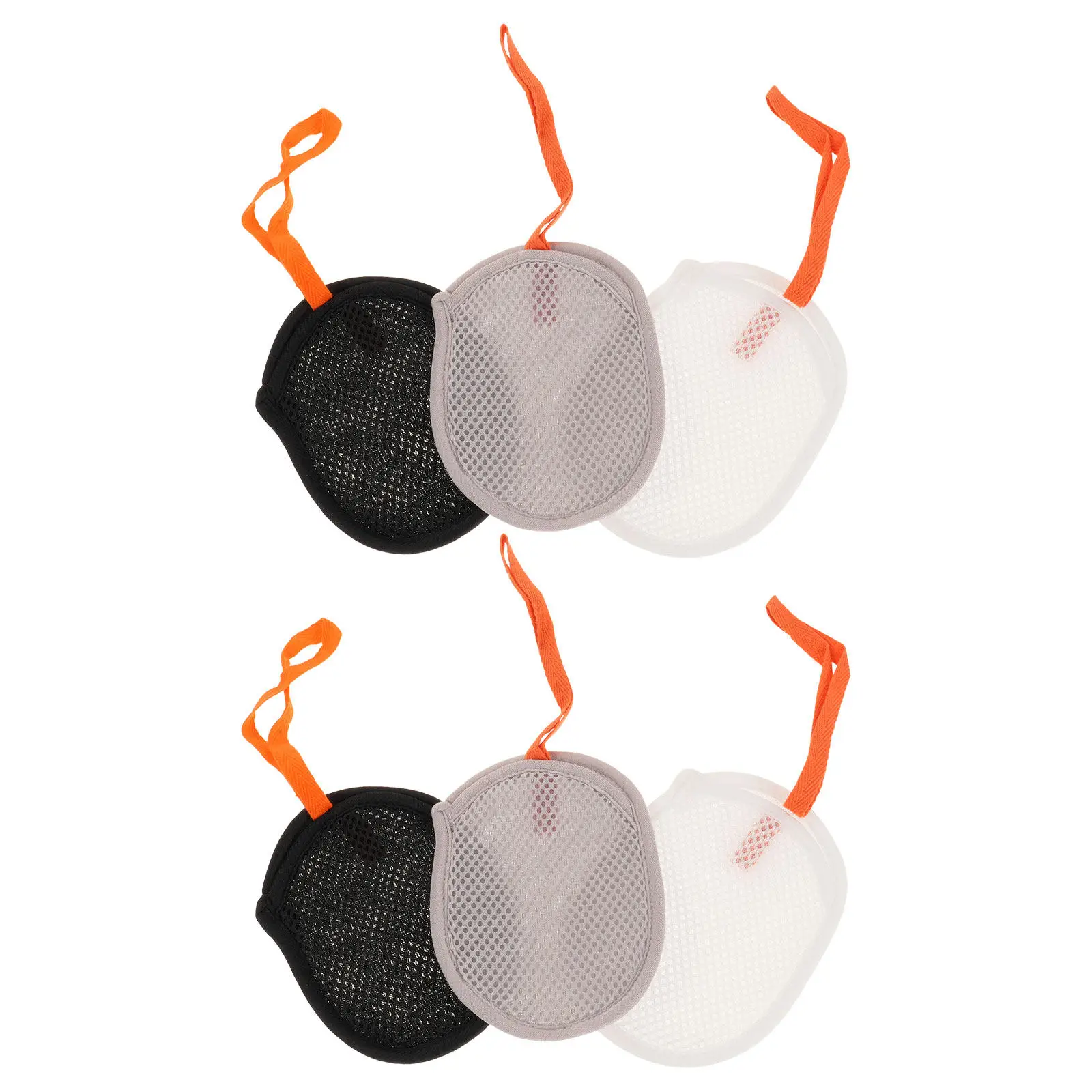 

6Pcs Foaming Mesh Soap Pouch Thick Creamy Foam Exfoliating Soap Bag Drawstring Hanging Portable for Travel Home Shower Bathroom