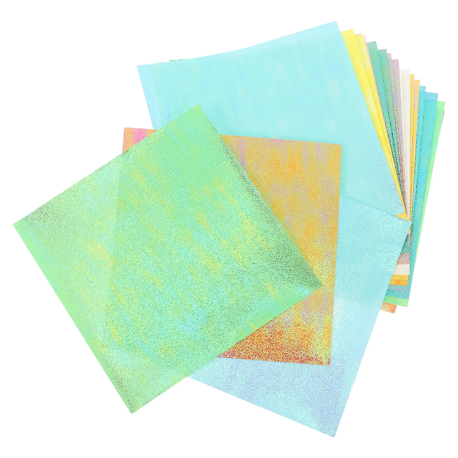 

20 Sheets Glitter Origami Paper 15cm Square Craft Metallic Shimmer Decorative Washi DIY Projects Kids Adults Fold