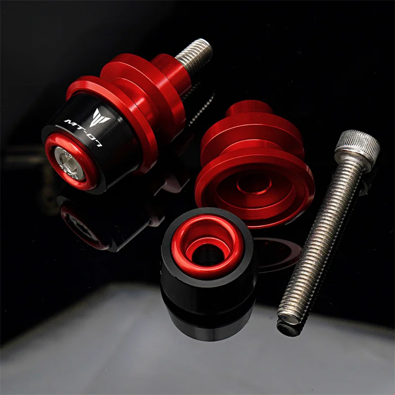 Mt07 para yamaha fz07 MT-07 mt fz 07 2014 2025 novos acessórios da motocicleta swingarm slider carretéis 6mm parafusos de suporte