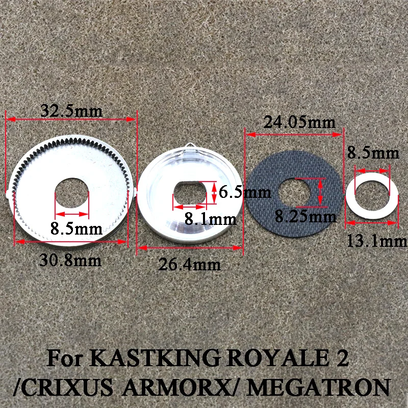 For KASTKING Sharky Megajaws ROYALE 2 Spartacus KESREL Baitcasting Reel Modification Unloading Alarm Accessories,No glue Install