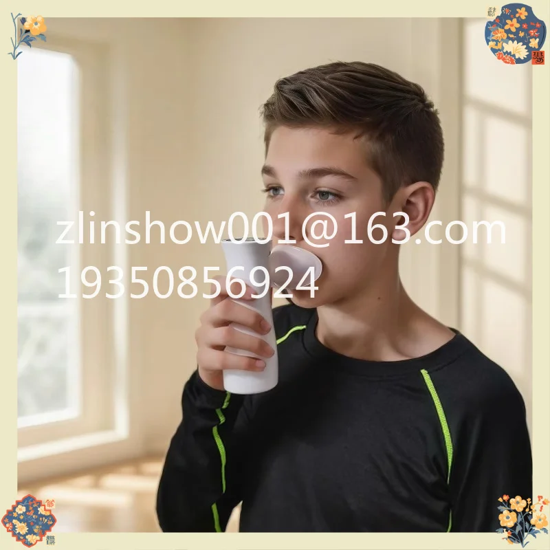 Digital Spirometer Deep Breathing Exercise  Trainer Device for Lungs  Portable Peak Flow Meter KYTO2850