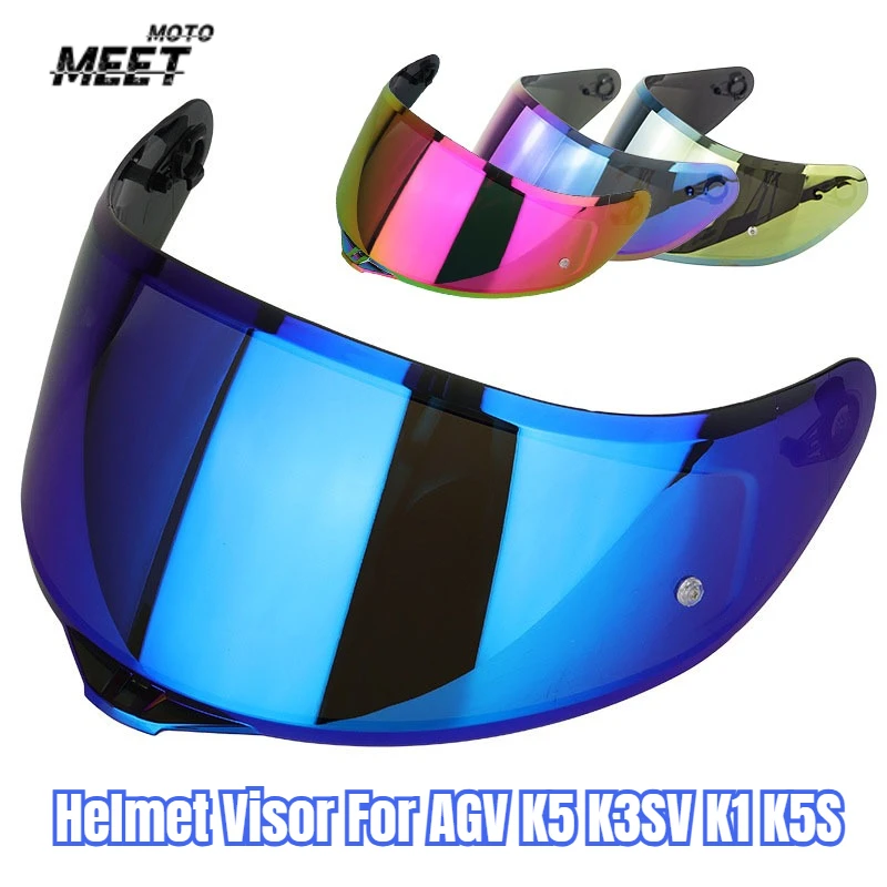 

For AGV K5 K3SV K1 K5S Compact ST Motorcycle Helmet Visor Lens Shield Glasses Full face Pin Accesorios Para Moto Casque