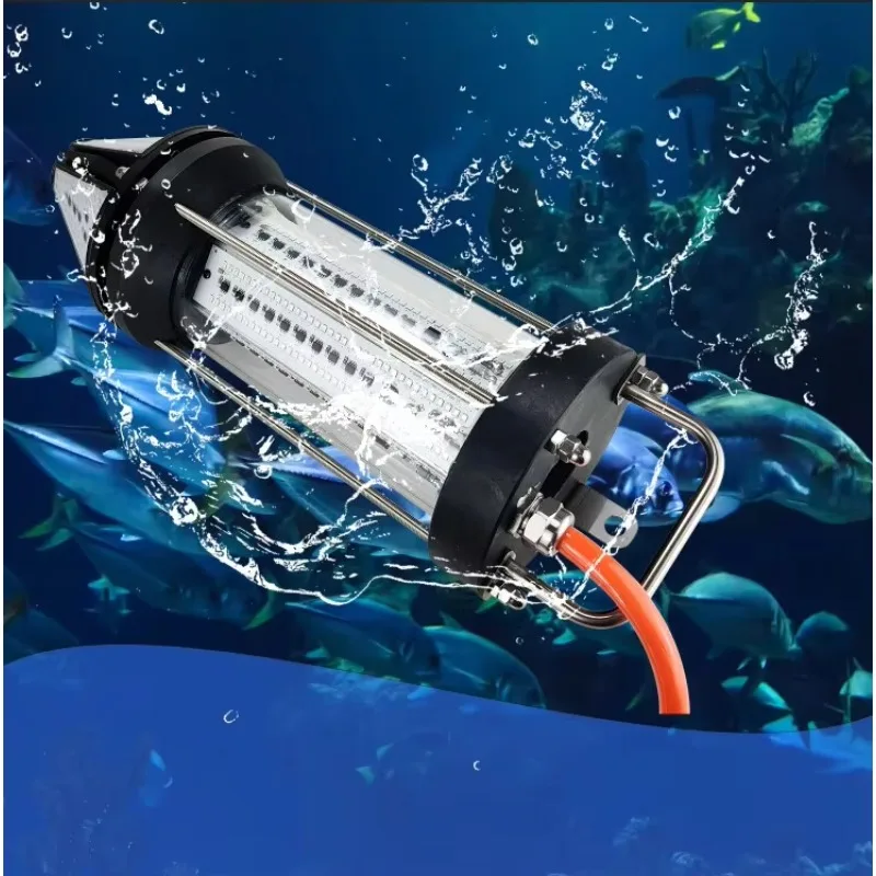 NS Green Blue White Yellow Outdoor 500W 800W 1500W Underwater Fishing Light For Boat Marine Fish Lamp Fish Aquarium Light
