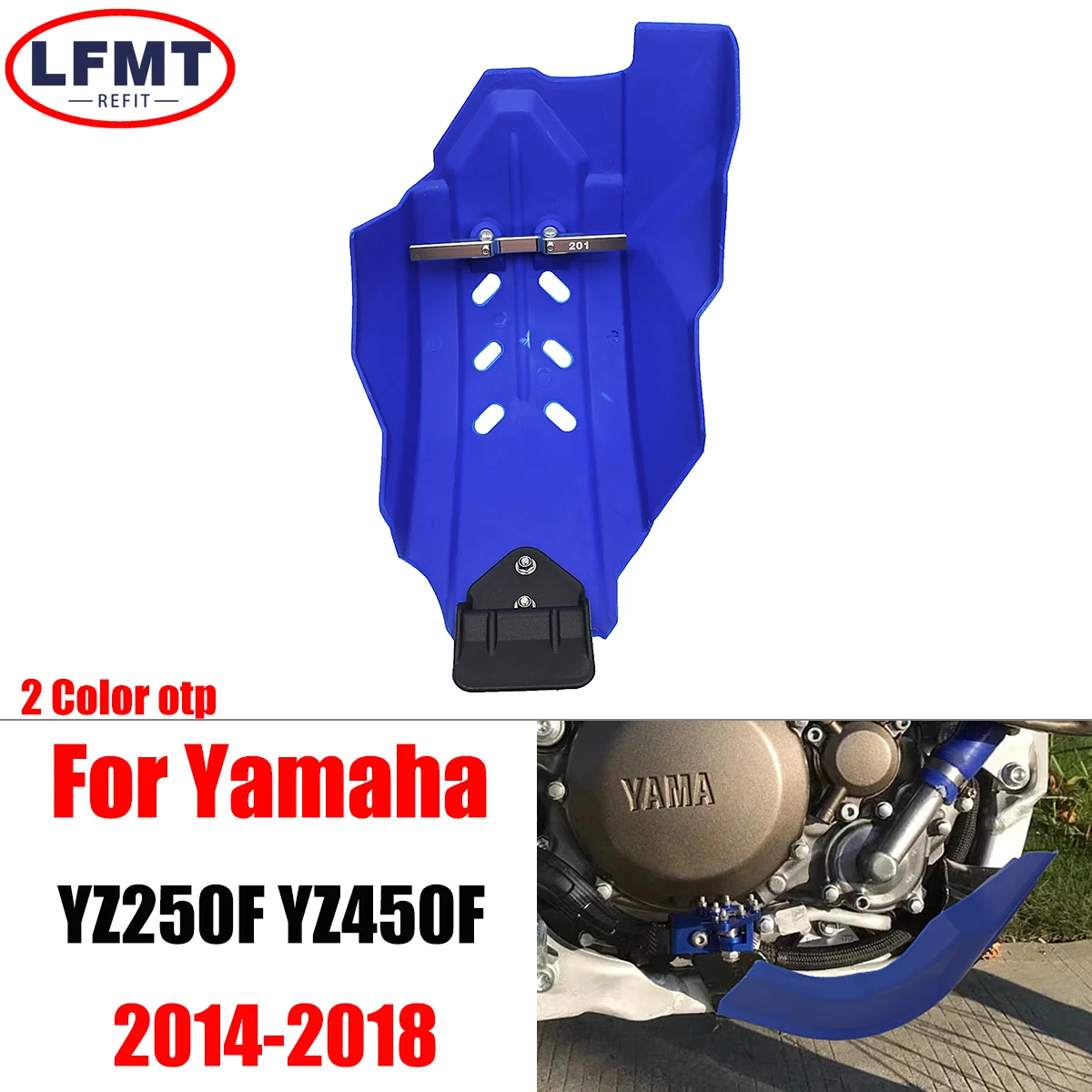 

Motorcycle Parts Skid Plate Engine Guard Cover Protector For Yamaha YZ 250 YZ250F 2014-2018 YZ450F 2014-2017 Dirt Bike Universal