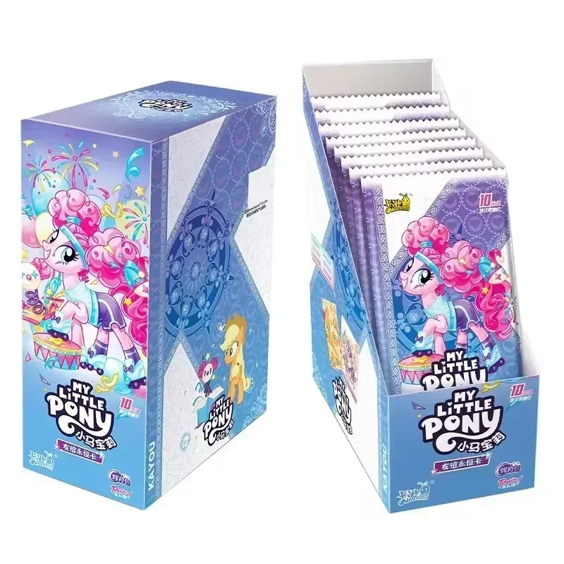 KAYOU-tarjeta de Anime My Little Pony, tarjetas eternas de la amistad, paquete Huiyue, tarjeta de colección rara SC SGR, regalo de juguete, tarjeta