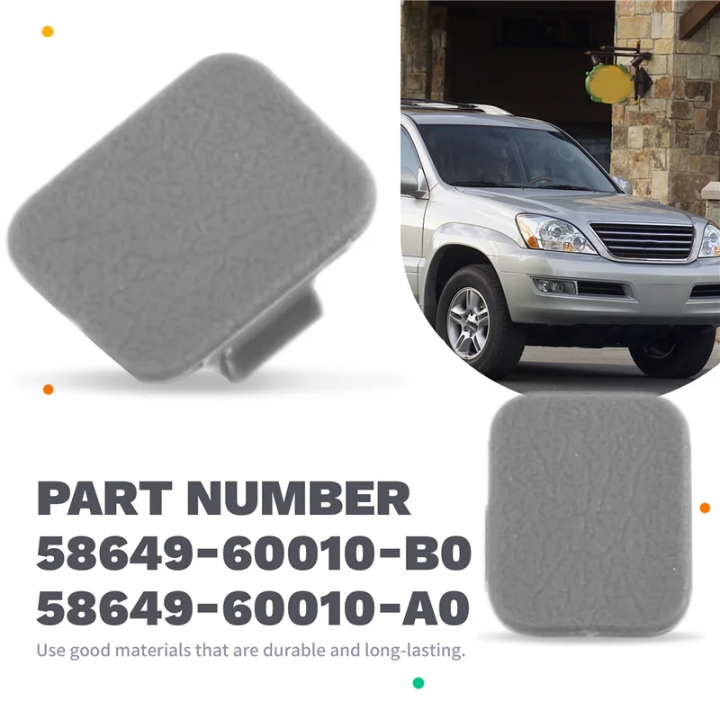 لاند كروزر برادو لكزس GX470 2002-2009 58649-60010-B0 5864960010A0 غطاء حصيرة السيارة حصيرة تثبيت لوحة 5 قطعة مجموعة A-[A04I]