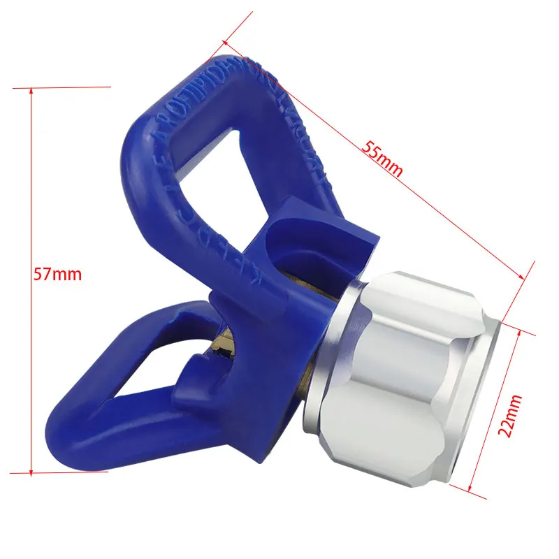 Imagem -04 - Pressão Airless Pintura Pistola Flat Tip Bico Guarda Universal Bico Guarda Ferramenta para Pulverizador Assento de Cobre 1pc Alta