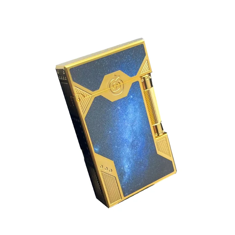 S.T. Dupont Space Blue Golden, Silver Lighter Collection