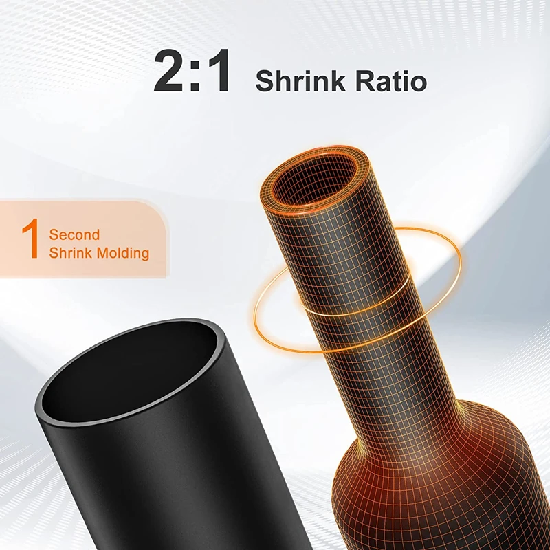 Novo 127-800 pces tubo termo retrátil termoresistente tubo termo retrátil envolvendo conexão elétrica fio cabo isolamento manga