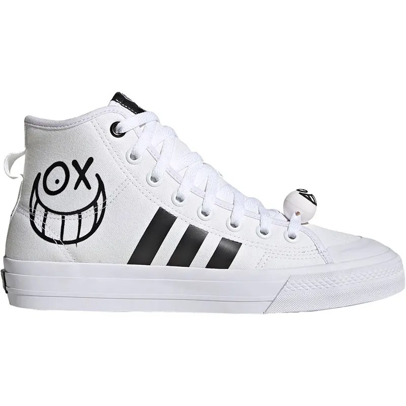 アディダス 正規品 スーパースター ユニセックス キャンバス ハイトップ カジュアル スニーカー HQ6861