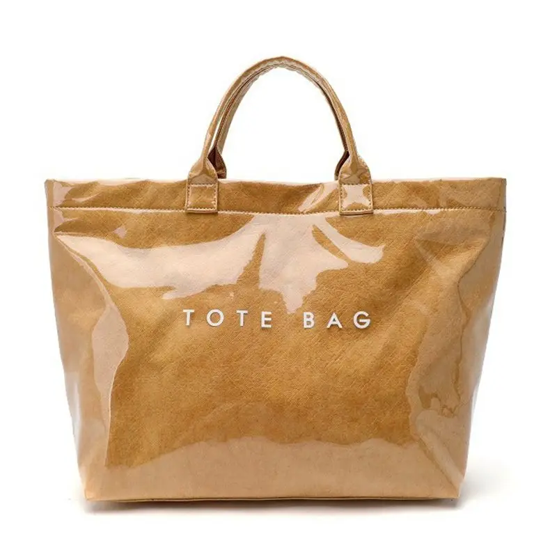 

2025 г. Модная бестселлерная прозрачная водонепроницаемая сумка Dupont Paper большой емкости для мамы для работы и поездок на работу.