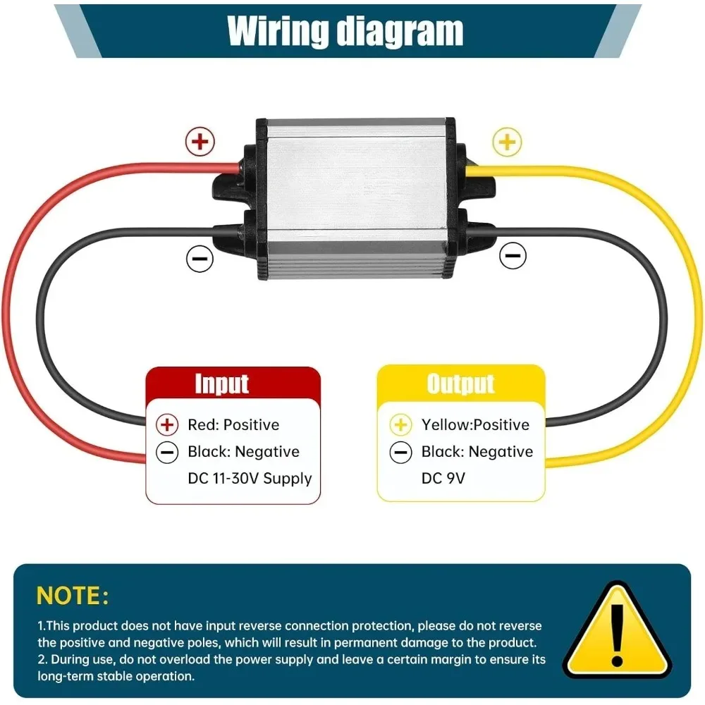 DC/DC 12V Step-Down To 3.3-9V 3A Converter 8-32V to 3-24V Power Adapter Module Voltage Transformer For DIY Automobile Sensor Etc