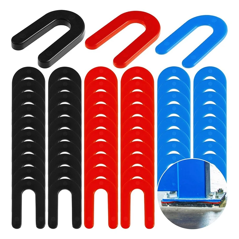 60 Pcs Auto Liftinstallation Leveling Shim Kit 2 Post 4 Post Lift Shims For Surfacemount Automotive Car Repair