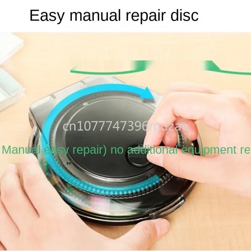 CD Repair Machine CD Disc Scratch Repair Device DVD Data Recovery Set Cleaning Fluid Paste Tool Cleaner