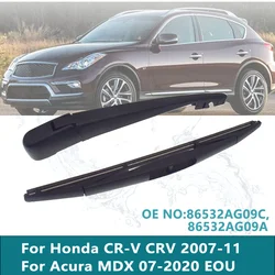 Rear Wiper Arm Blade fit For 07 08 09 2010 201 Honda CR-V CRV 07-2020 Acura MDX