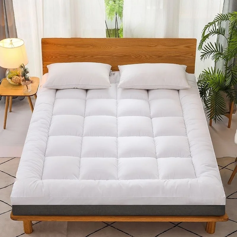 

White King Size Mattress Topper Soft Comfort Foam Padding
