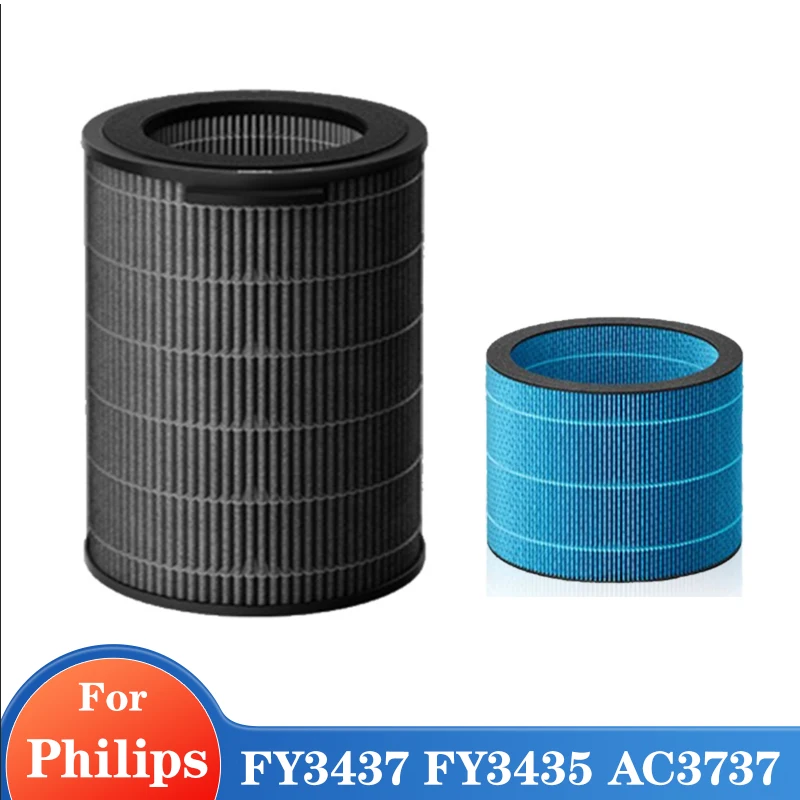 空気清浄機フィルターフィリップス FY3437/AC3737 FY3435 空気清浄機フィルターエレメントエアクリーンフィルター交換用エアフレッシュ