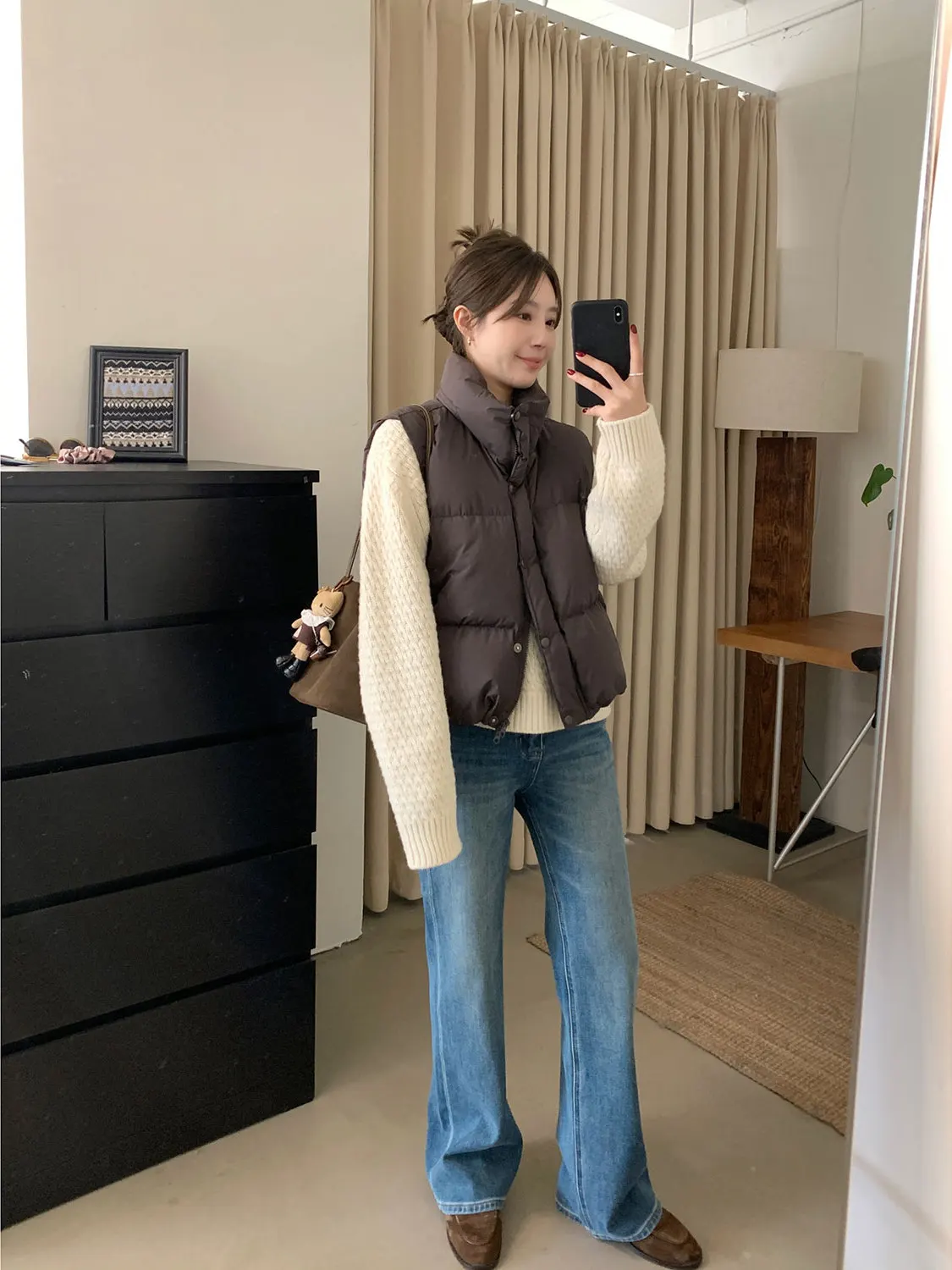 

Зимний повседневный свободный жилет из полиэстера с наполнителем из пуха, утепленный, на молнии, в корейском стиле, универсальный, от HGHEYGIRL