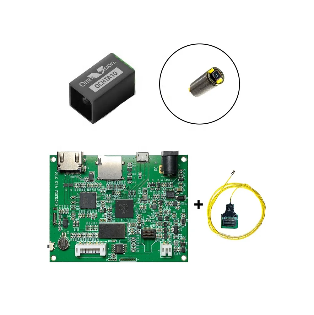 2.2mm diameter OCHFA10 518 Kpixel sensor medical endoscope camera module one led with HD monitor Interface backend