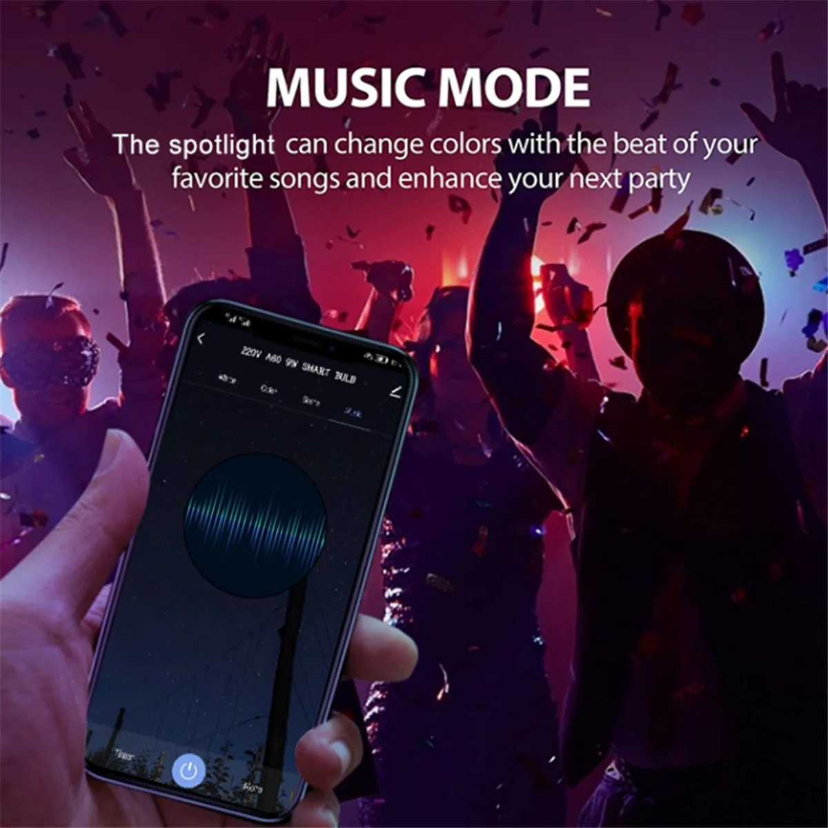 

AA25 Tuya Bluetooth Light Bulb Dimmable 6W 220V Smart Life App Control Spotlight Bulb Works with 3Pcs