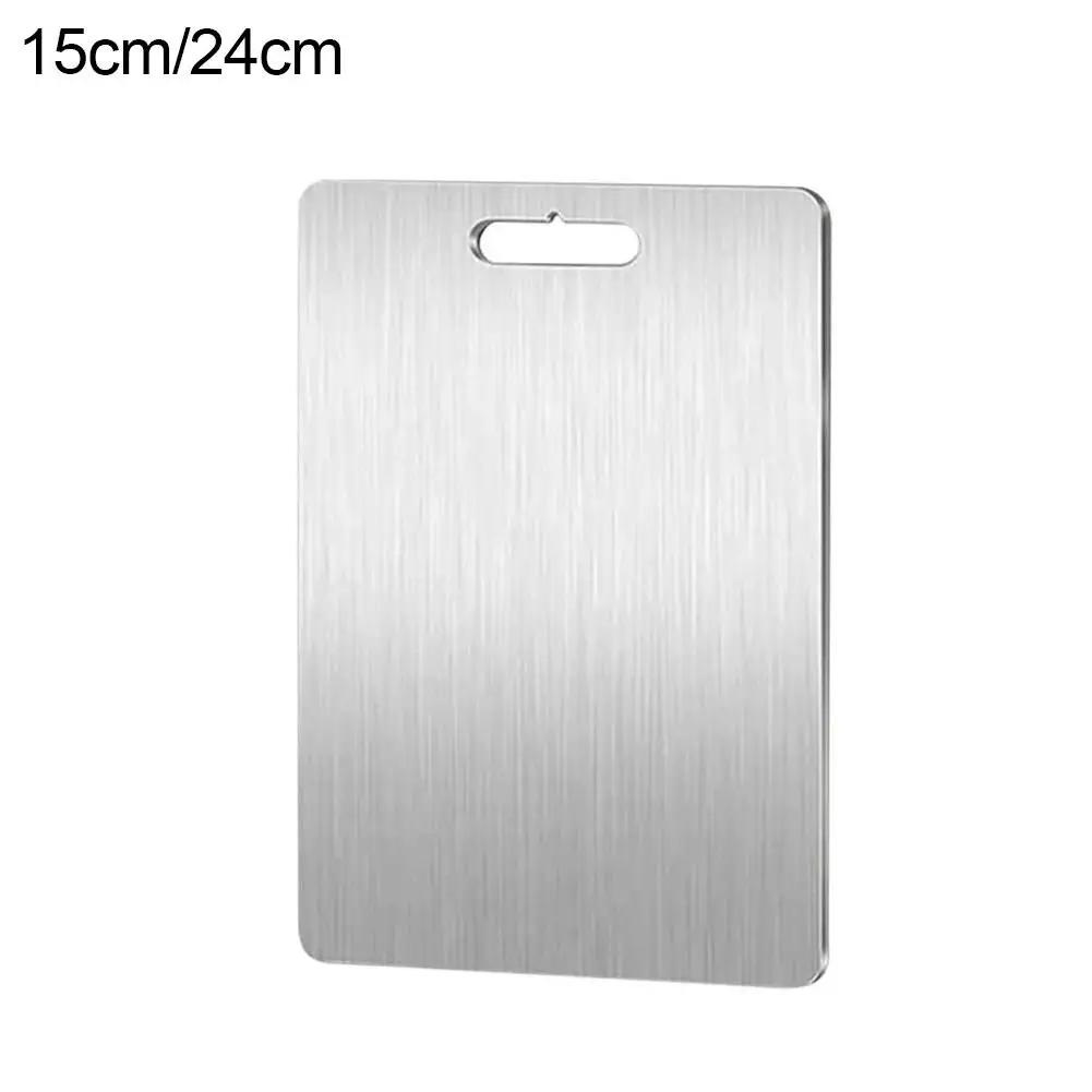 Titanium snijplanken voor keuken Dubbelzijdige snijplank Food Grade snijmat Dienblad Fruit Vlees Snijplank - afbeelding 2