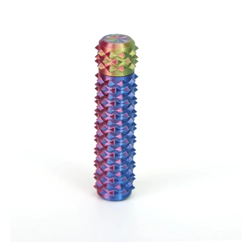 3D Gedrukt Pijn Stim Fidget Speelgoed Roterende Spiky Grippie Zintuiglijke Ingang Angst Autisme Kantoor Reizen Nieuwigheid Speelgoed Spike Roller