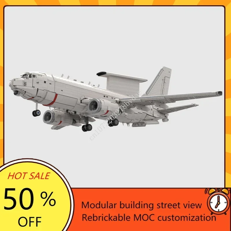 

6369PCS Custom Puzzle MOC Boeing E-7 Wedgetail Passenger Aircraft Space Shuttle Technology Model DIY Toys Kids Christmas Gifts