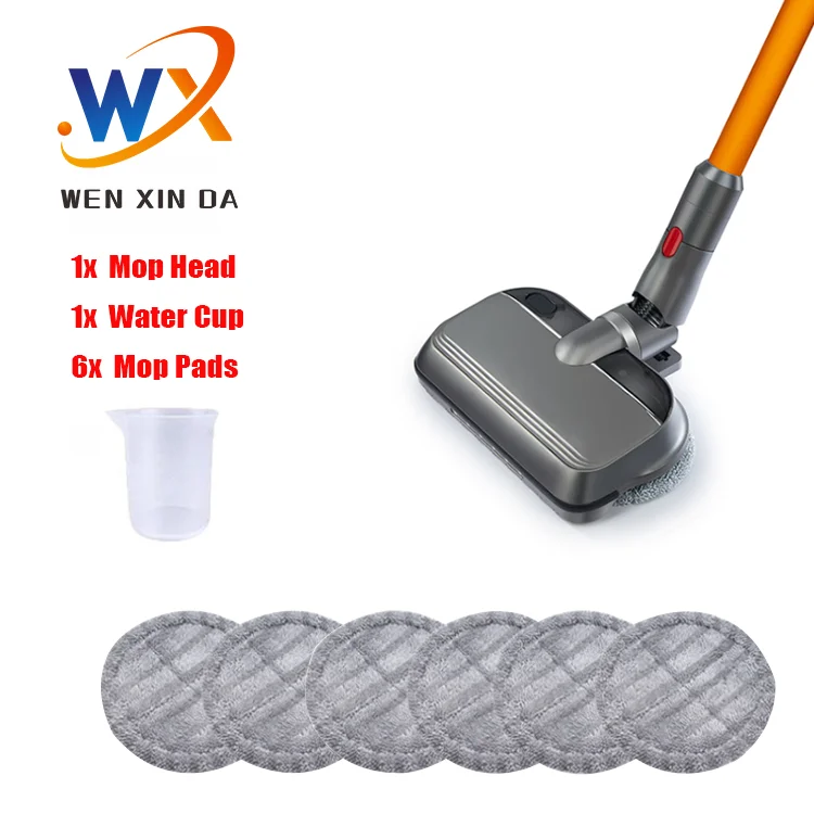 vacuum cleaner V7V8V10V11 electric mop head dry and wet cleaning suction and drag integrated machine with LED light