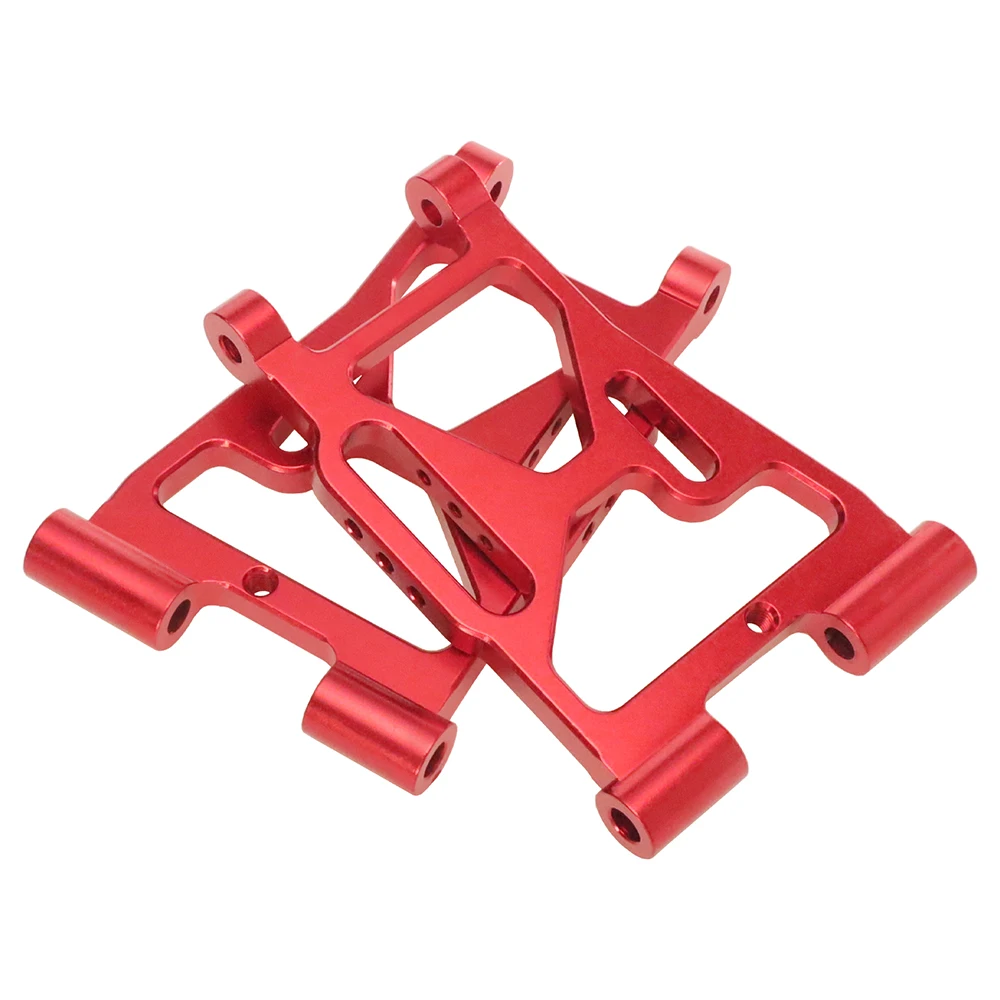 MJX Hyper Go 1/7 7303 RC Brazo de control inferior delantero de coche, piezas de mejora de metal P73220, repuesto para juego de varillaje de dirección de suspensión