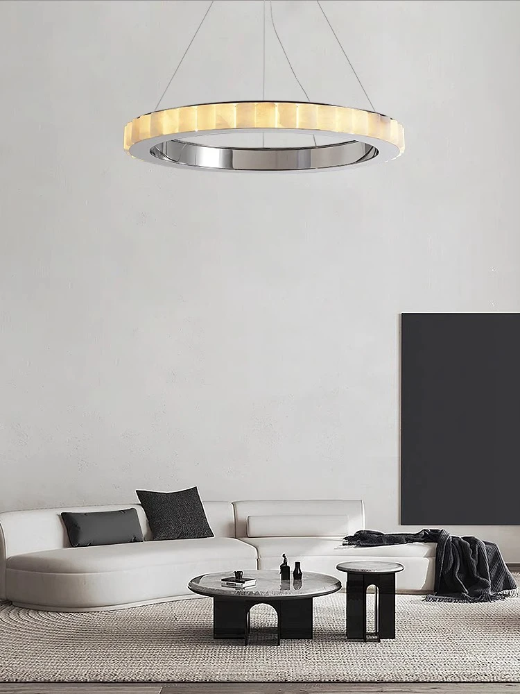 

Dimamble LED 2024 New Trend Marble Series Hanging Lamp Ceiling Chandelier Lighting Suspension Luminaire Lampen For Living Room