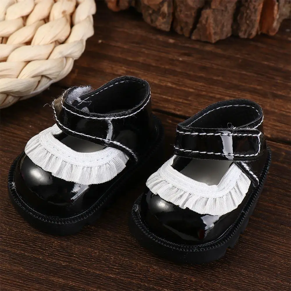 PU Leather PU Leather Bow Doll Shoes Doll Shoes Boots Shoes Leather Shoes Dolls Mini Cute Doll Shoes Boots Children Toys