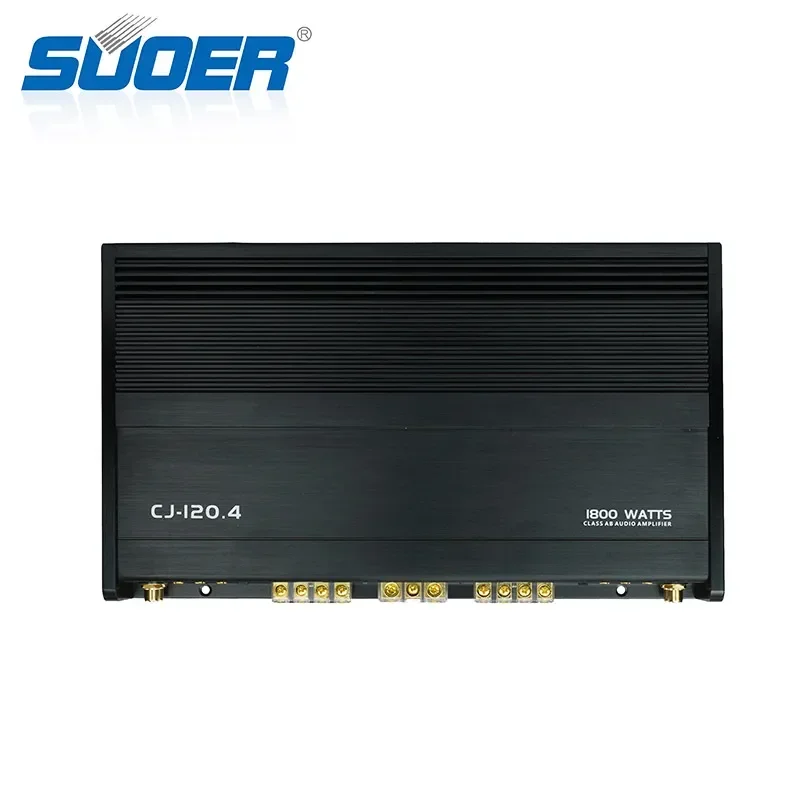 Suoer CJ-120.4 1500 watts class AB car amplifi full frequency 4 channels car amp