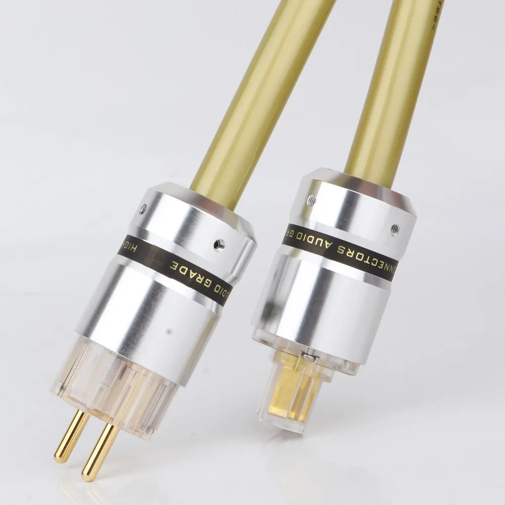 VDH M.C — главный гибридный безгалогенный силовой кабель европейского/американского стандарта, алюминиевый шнур с вилкой Schuko, линия электропередачи, CD AMP Hi-Fi