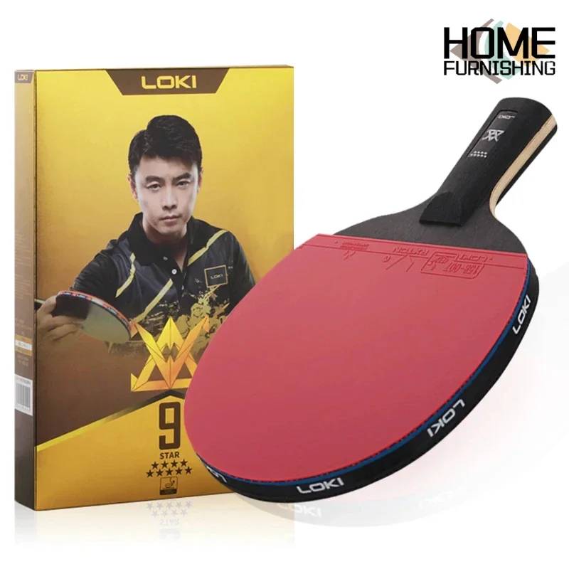 Loki E9 ping pong rackets Suitable for professional players ture carbon racket table tennis with powerful attack