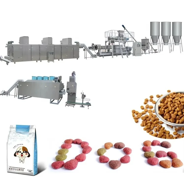 ماكينة تجهيز أغذية الحيوانات الأليفة متعددة الوظائف من الفولاذ المقاوم للصدأ 304 عالية السعة بسعة 800 كجم/ساعة ماكينة صنع أغذية الكلاب والقطط الجديدة #2