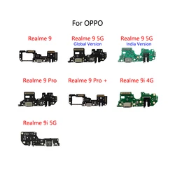 USB Charge Dock Port Socket Jack Connector Flex Cable For OPPO Realme 9 9 Pro + Plus 9i  4G 5G Charging Board Module