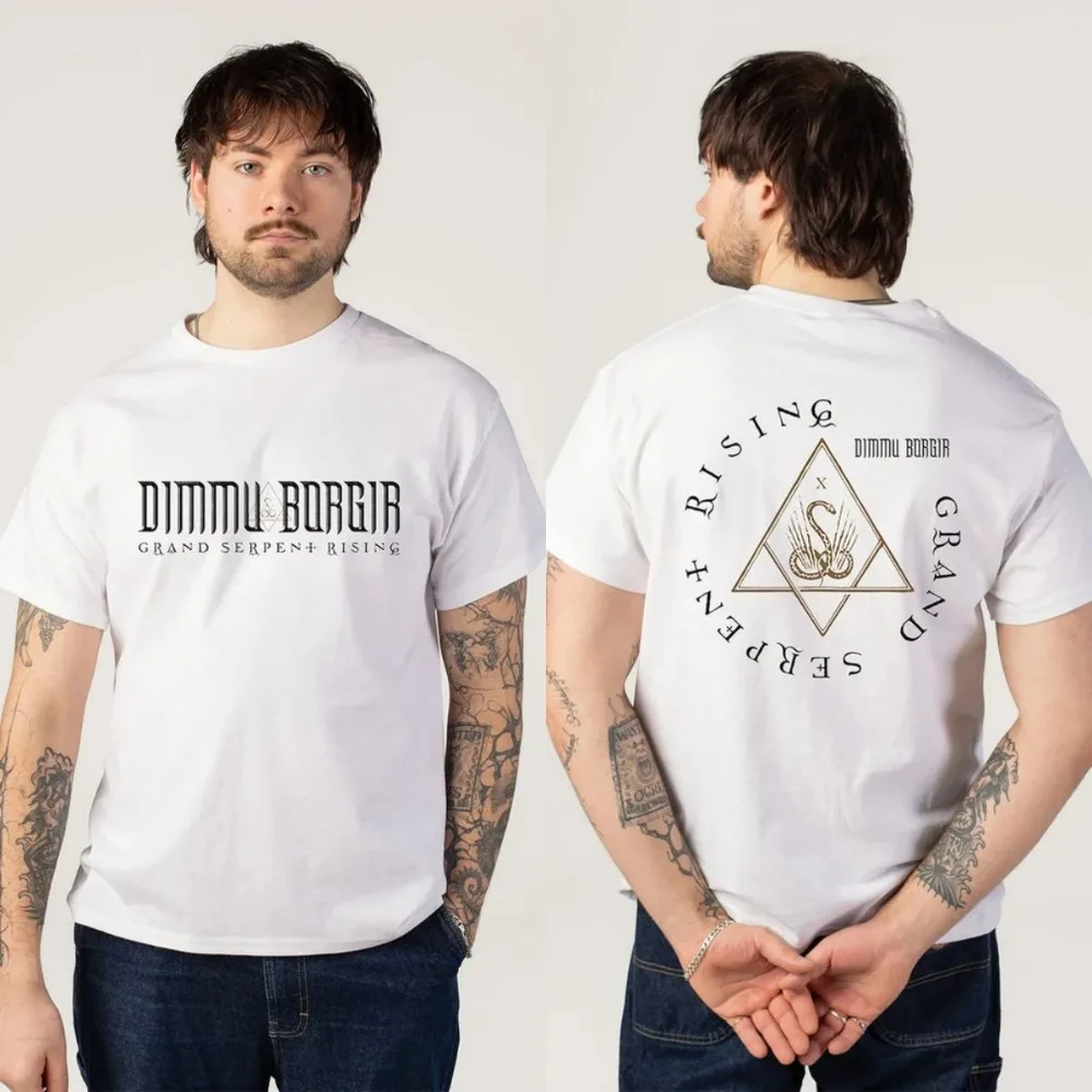 Pop Dimmu Borgir Graphic Cotton T-shirt Unisex Summer Short Sleeve Fashion Tee Luxury Casual Breathable Vintage Retro Tees