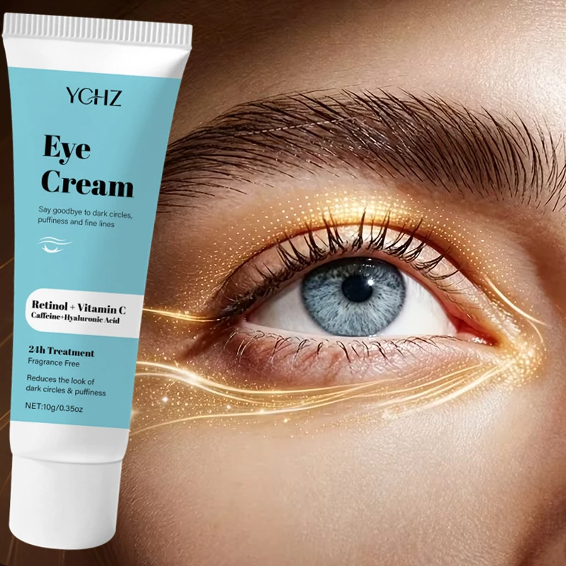 Instant Firming Eye Cream, Suitable for All Skin Types, Moisturizes and Firms, Contains Niacinamide, Hyaluronic Acid, Vitamin C, and Glycerin, to Hydrate and Tighten the Skin, Leaving It Smooth, Bright, and Elastic