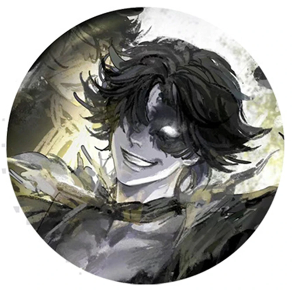 58mm Gioco Identity V Fools Oro COSTUME Cosplay Distintivo Pin SPTE Spilla in banda stagnata Prop Natale Gilf