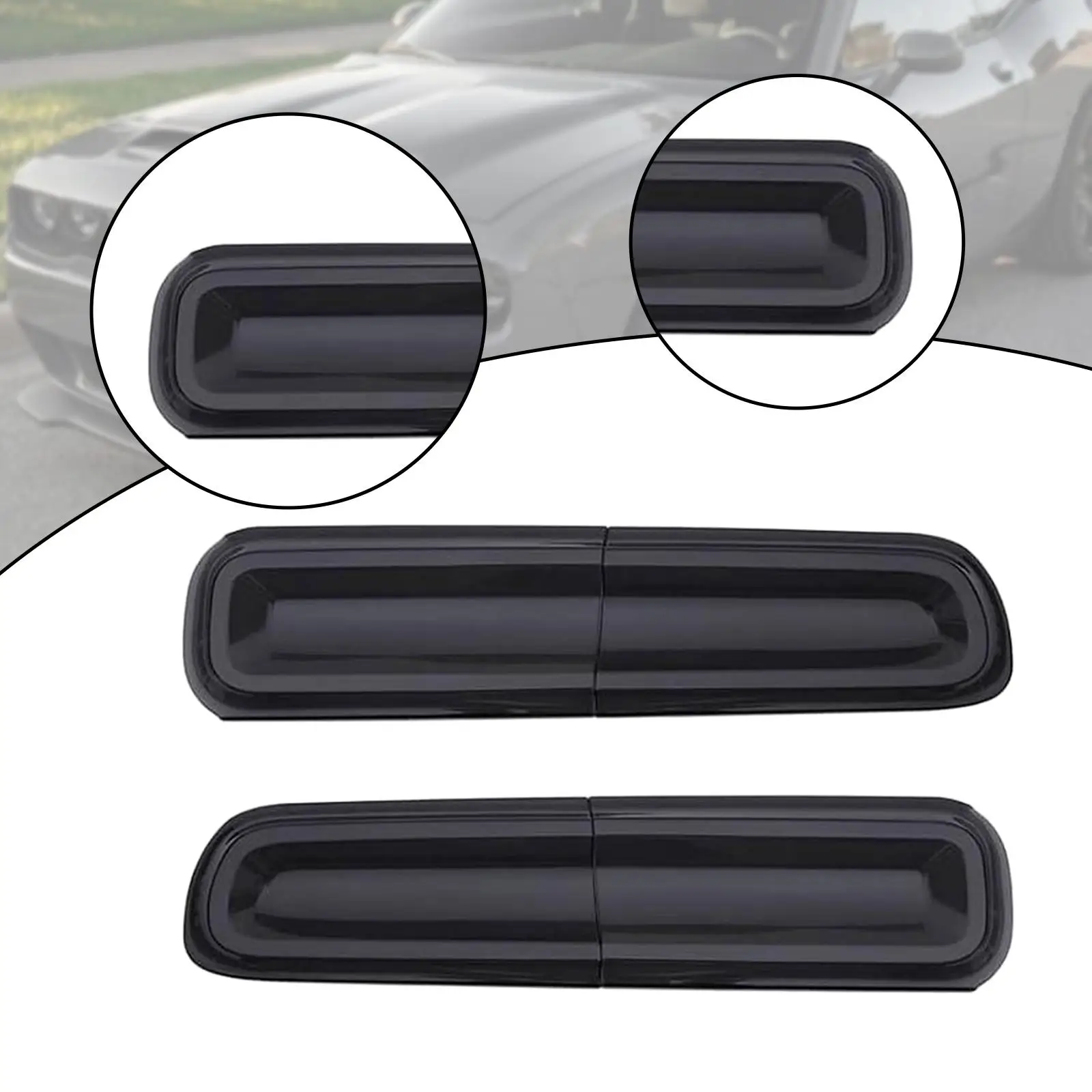 

Rear Light Cover Rear Light Protector Decoration Easy to Install Exterior Decor Black Fashion Accessory Tail Lamp Guard Trim